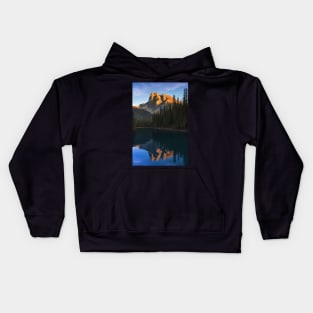 Sunset over Emerald Lake Kids Hoodie